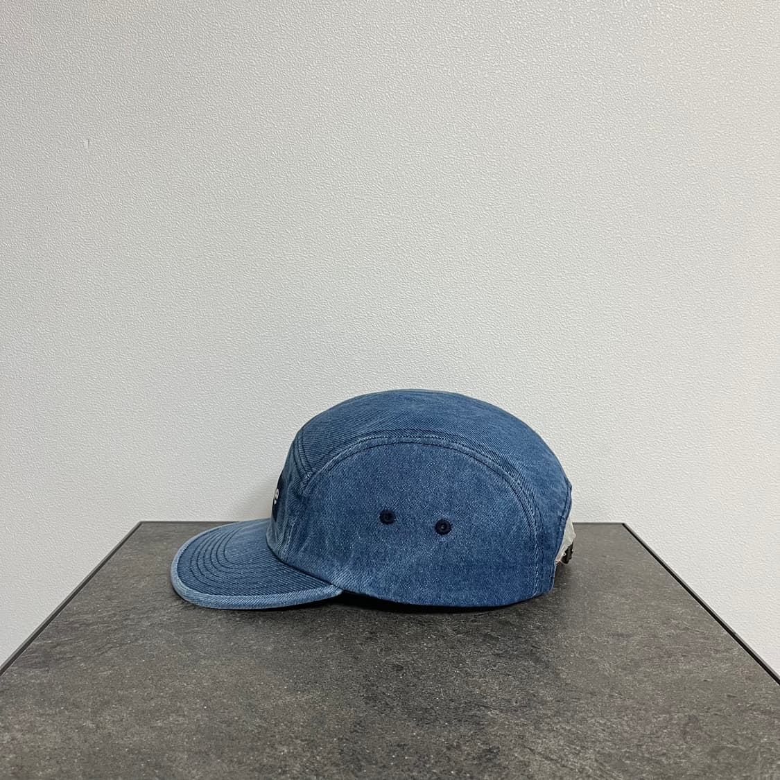 슈프림 워시드 데님 박스로고 캠프캡 모자 상품이미지2