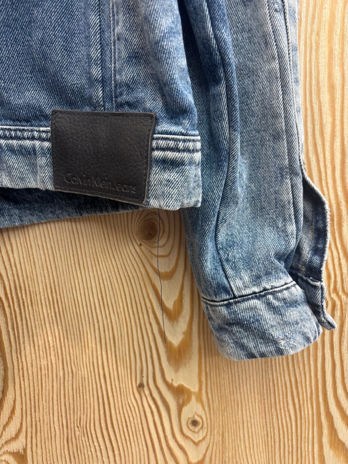 캘빈클라인진스 페이딩 데미지 청자켓 상품이미지3