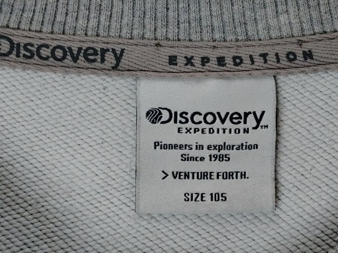 Discovery 디스커버리 그레이 스판 맨투맨 상품이미지4