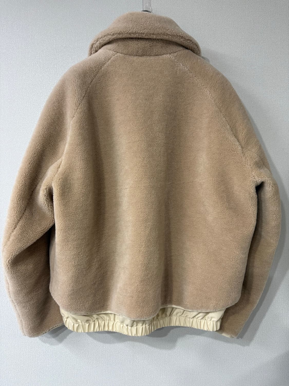 [50] 솔리드옴므 플리스 쉘파카 자켓 아이보리 상품이미지4