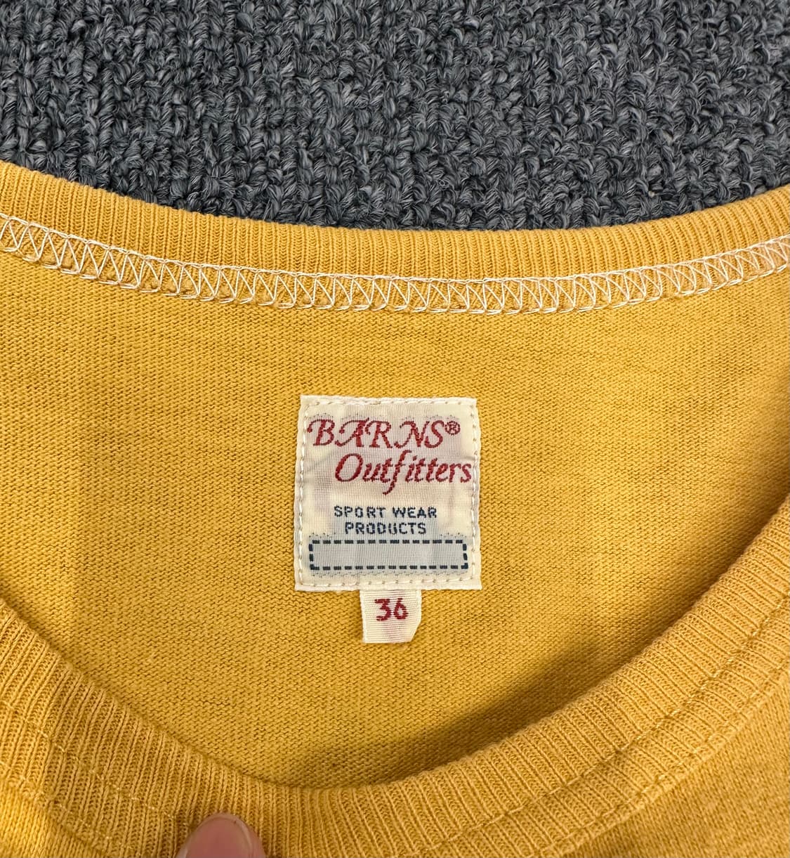 36)반스 아웃피터스 빈티지 그래픽 옐로우 롱슬리브 상품이미지6