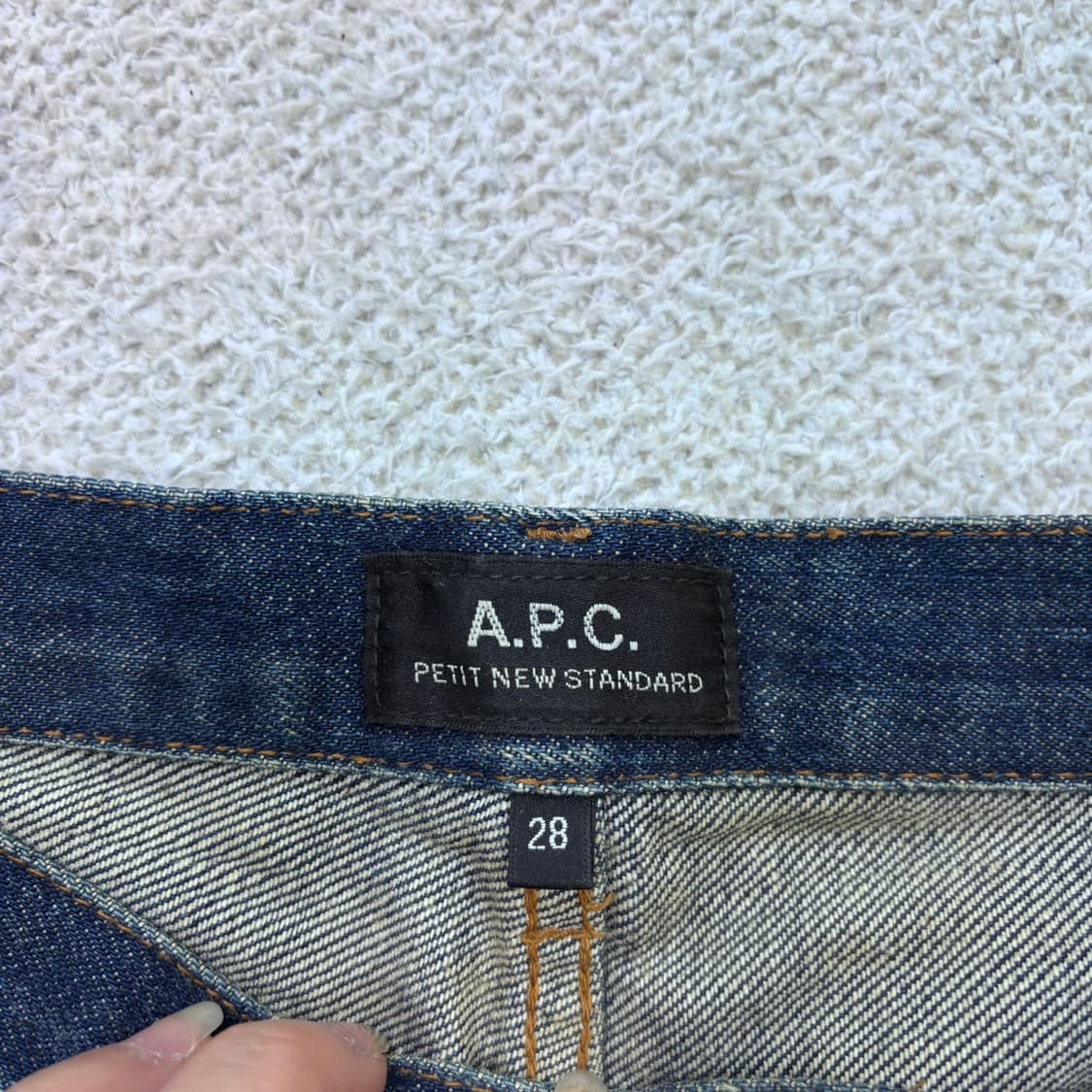 28 아페쎄 A.P.C 뉴스탠다드 생지 데님 팬츠 0522Y 상품이미지3
