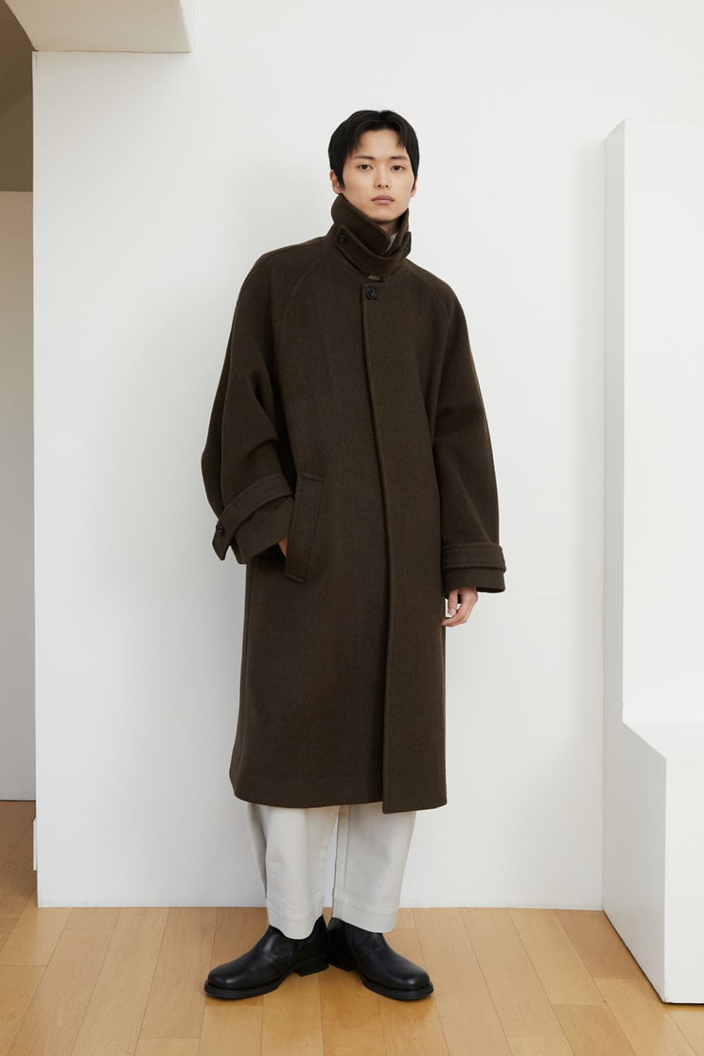 주앙옴므 오버사이즈 발마칸 코트 s (95-100) 상품이미지1