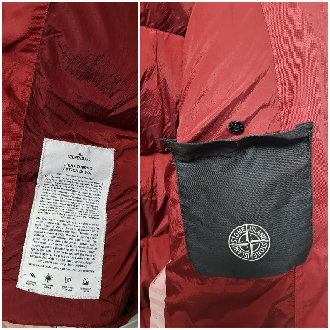 [남95~100/정품] 스톤아일랜드 라이트써모코튼 다운 상품이미지8
