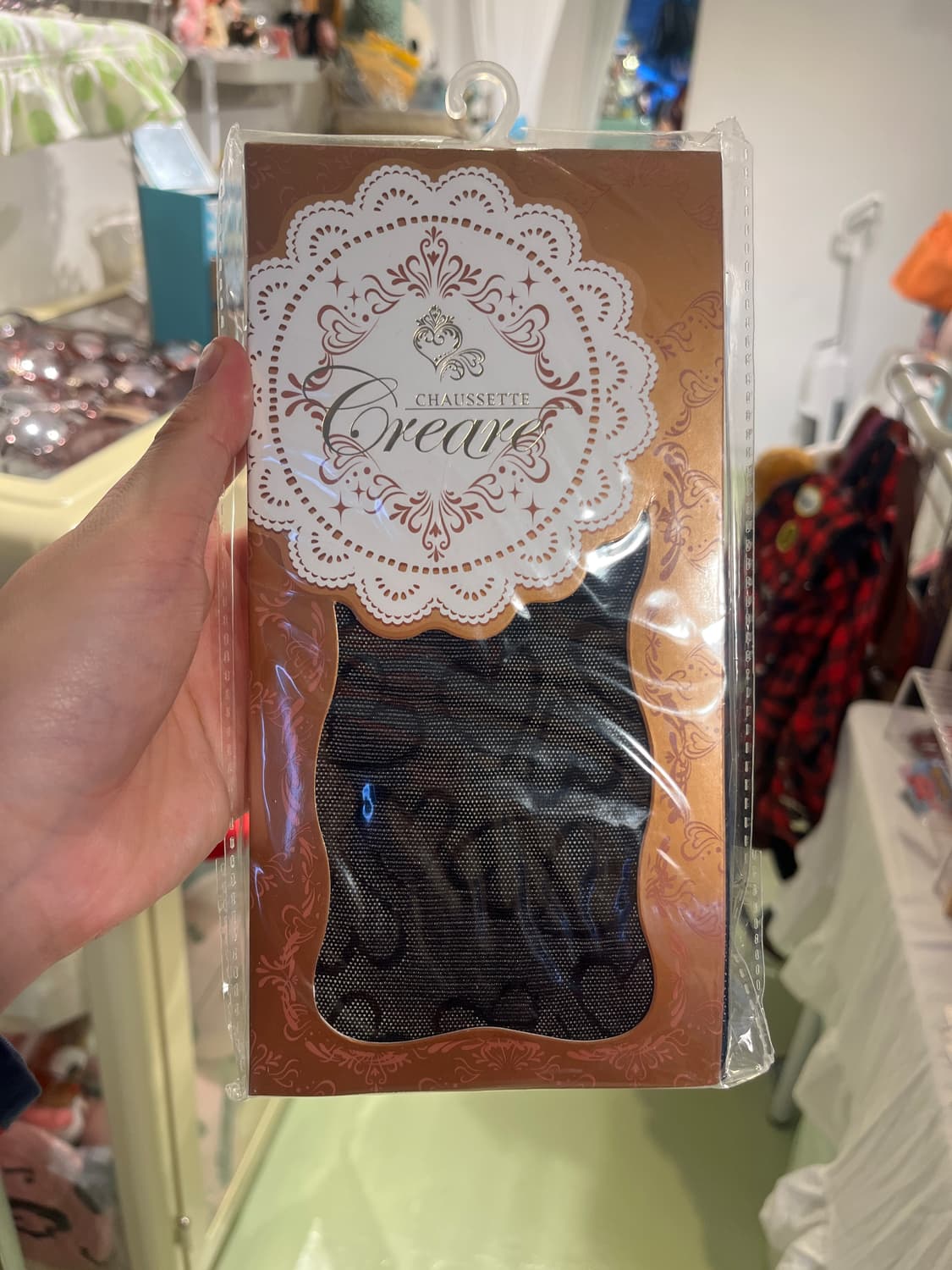 하트 블랙 스타킹 상품이미지1