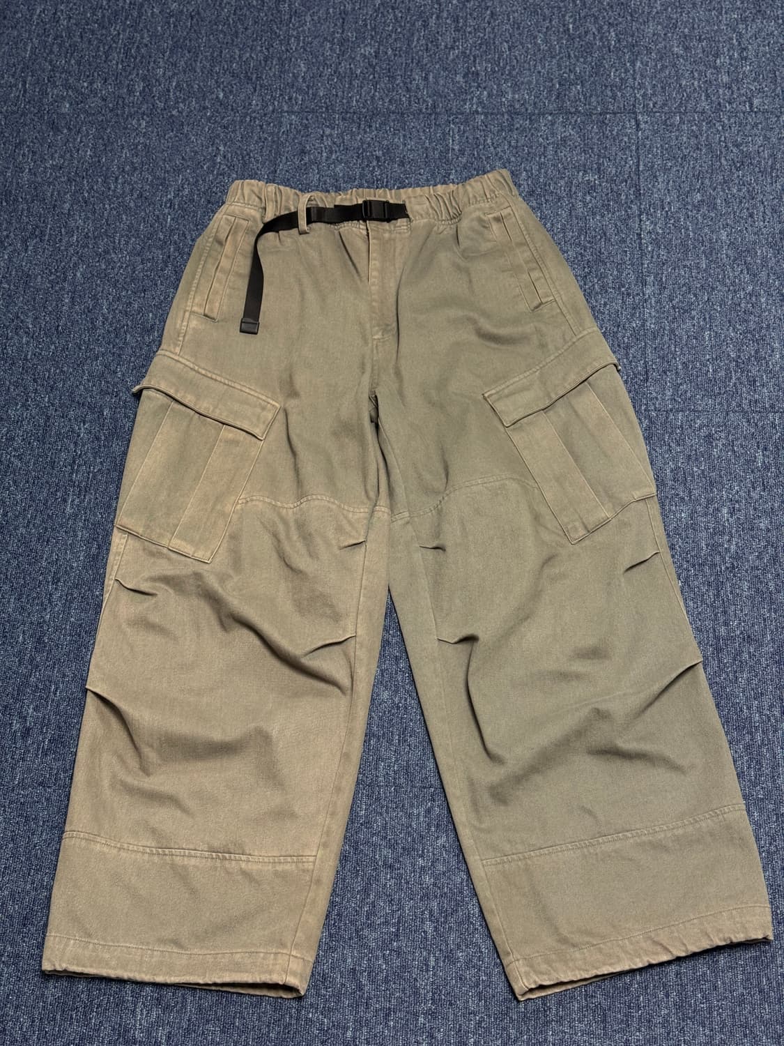 [3] 해칭룸 밀팬츠 워시드 올리브 상품이미지1