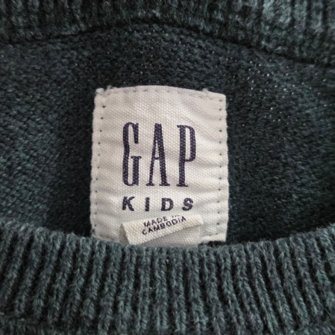 갭 키즈 니트 다크그린 M/8/9 상품이미지2