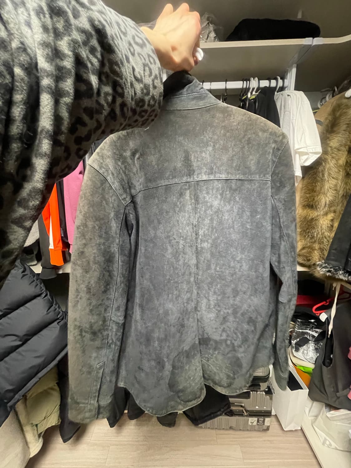 자라 빈티지 워싱자켓 상품이미지3