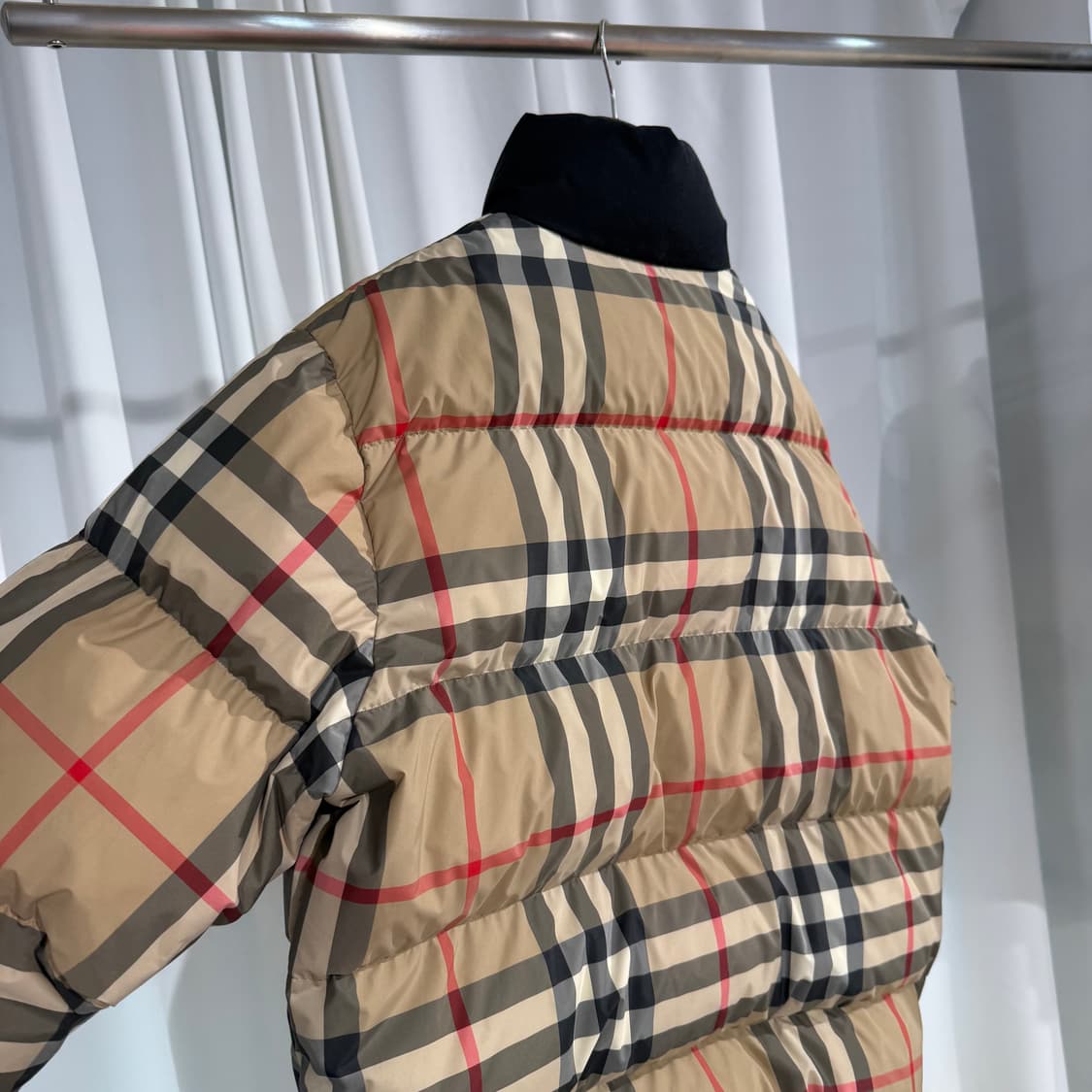 (XL) 버버리 체크 퍼퍼 자켓 아카이브 베이지 상품이미지4