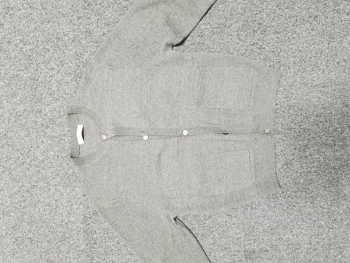 인템포무드 베이직 라운드 가디건 그레이 상품이미지1