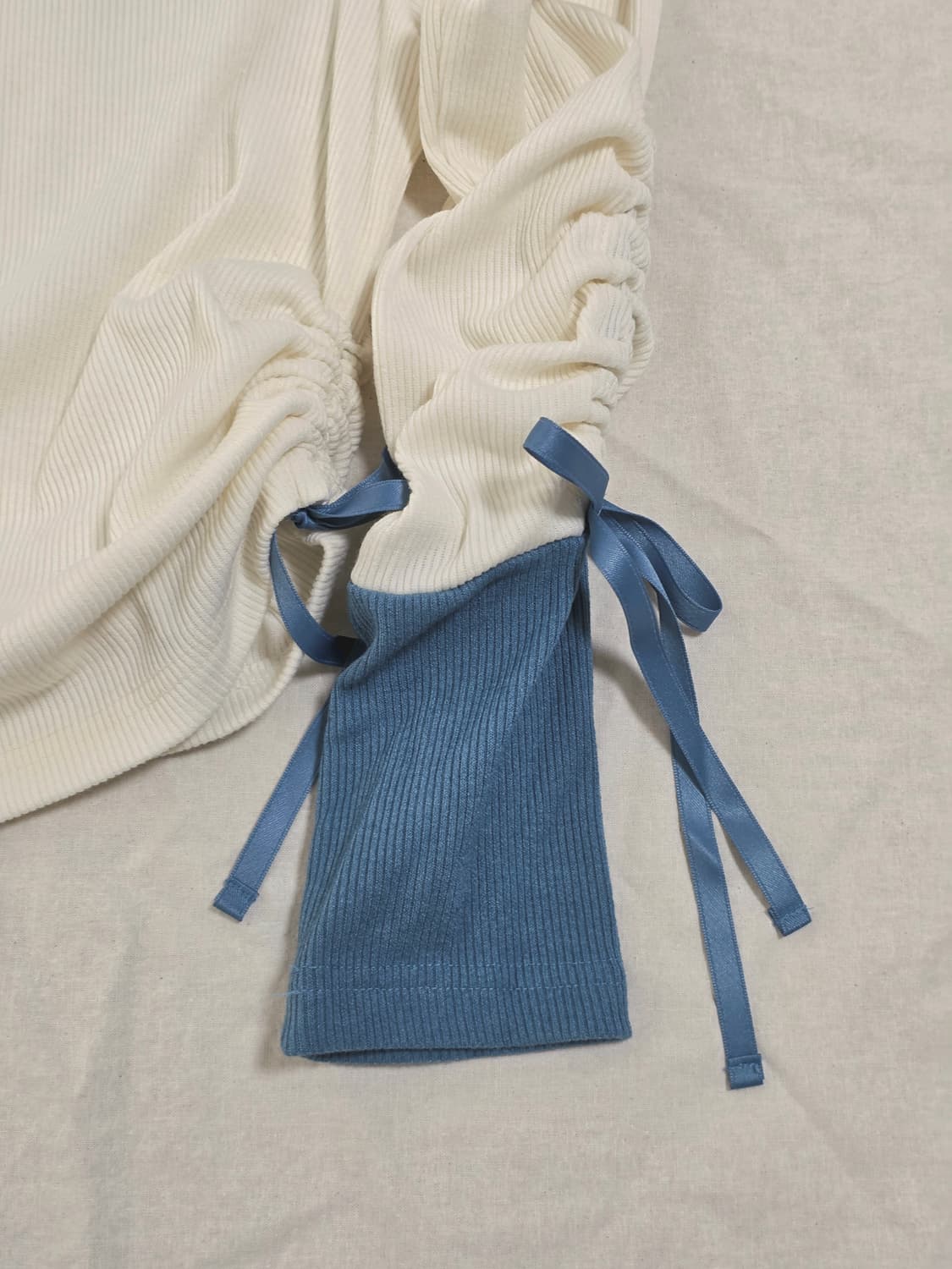 LARTIGENT 라티젠 투톤 셔링 티 상품이미지3