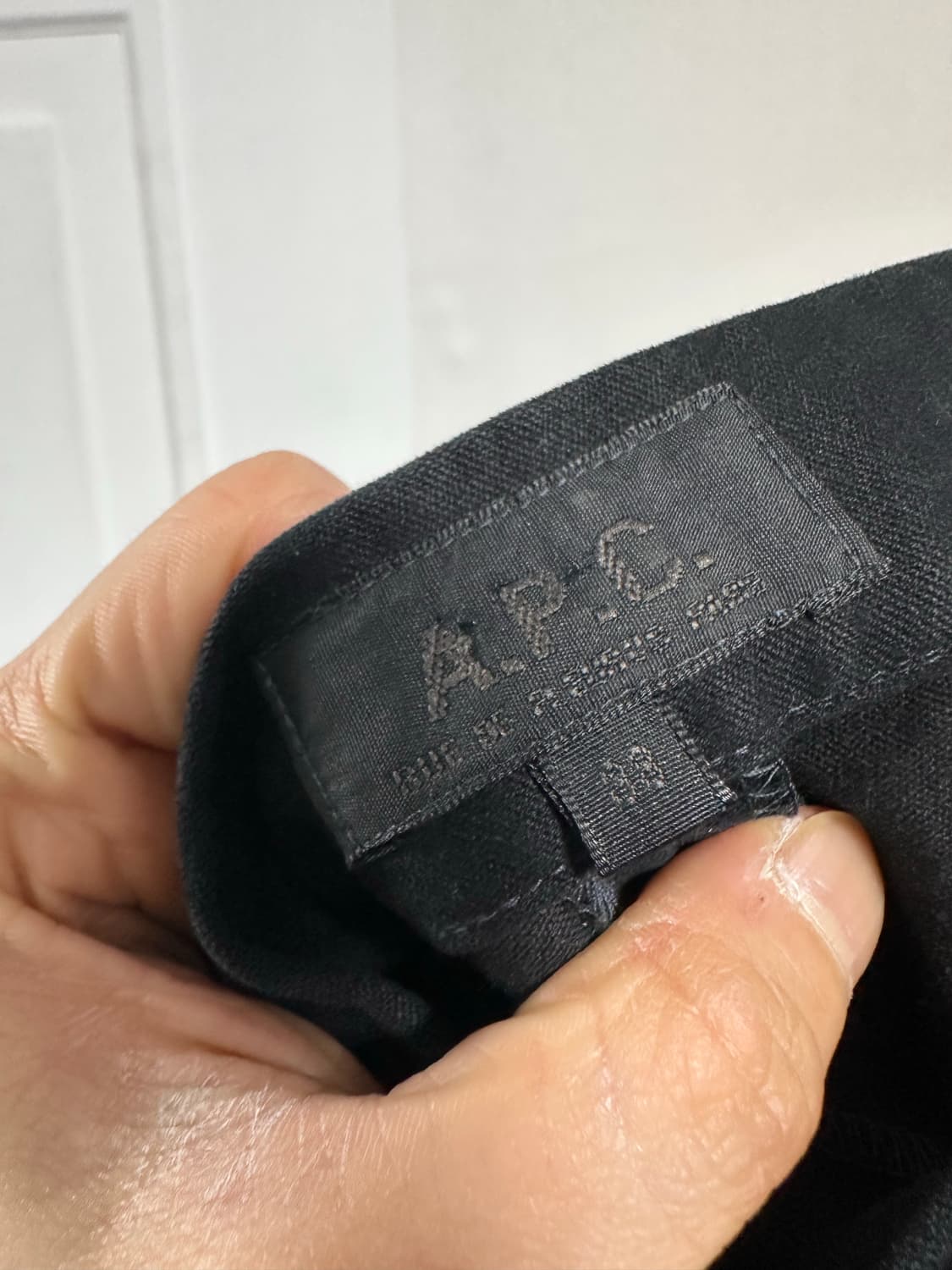 아페쎄 APC 몰스킨 지퍼 팬츠 상품이미지3