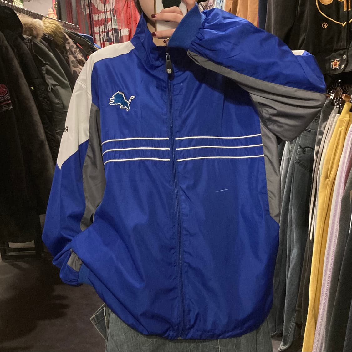 [IM] NFL X 리복 바람막이 블루 상품이미지2