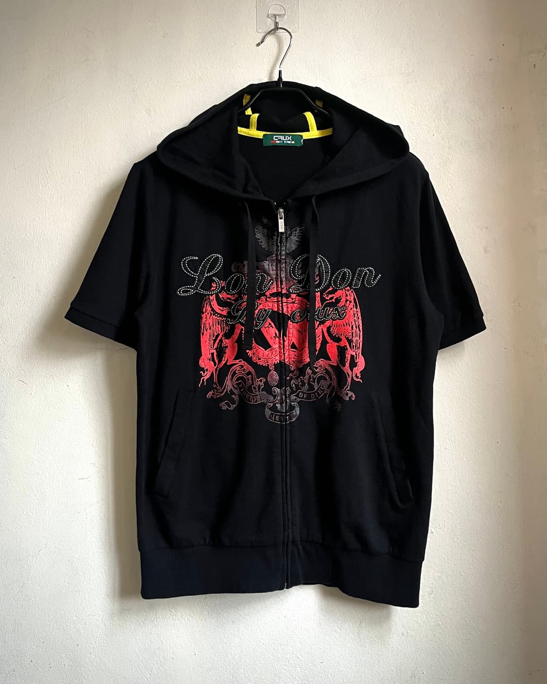 90-00s Vintage Gothic 1/2 Hood Zip-up 상품이미지4