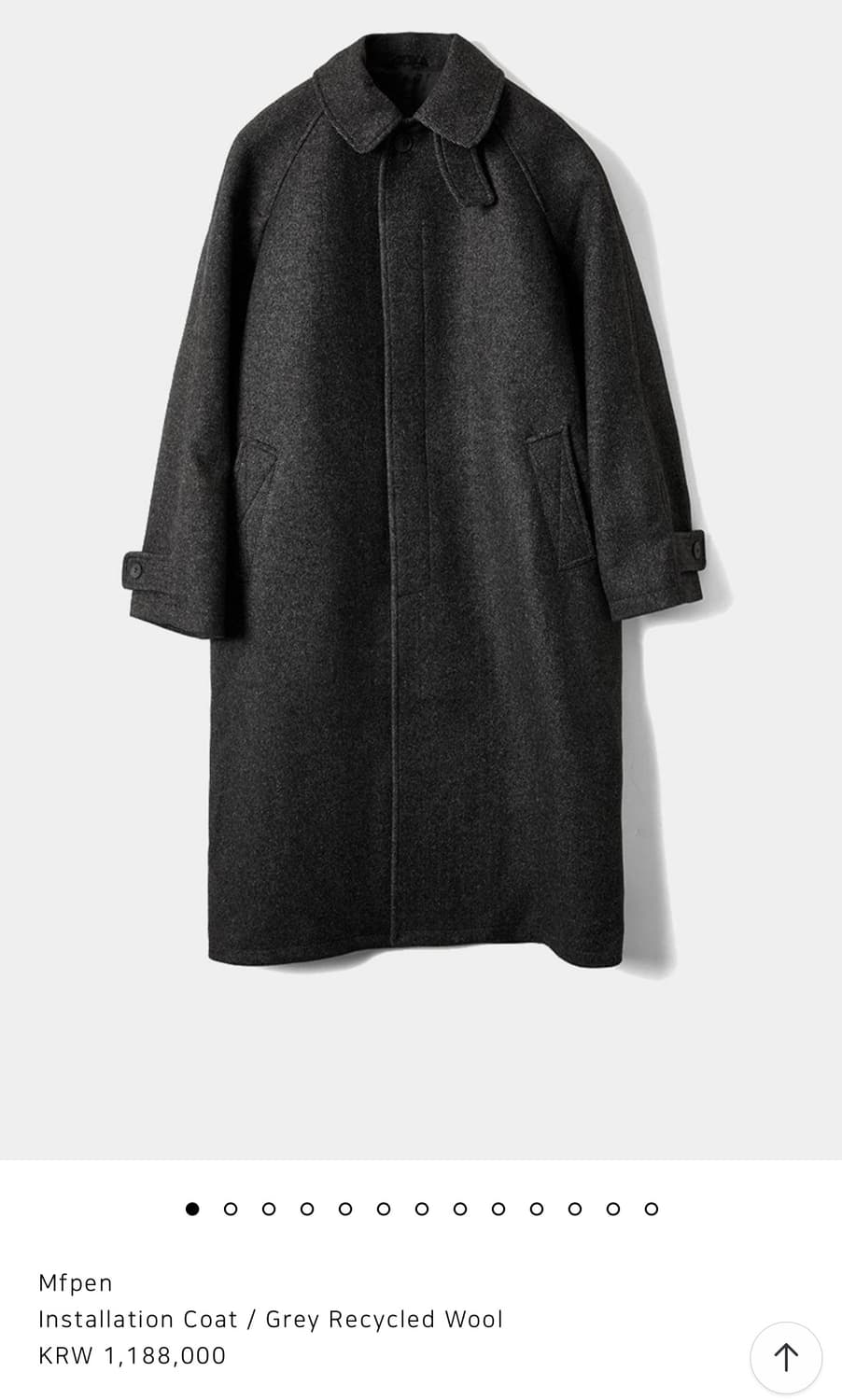 mfpen 코트 리사이클 wool  상품이미지1