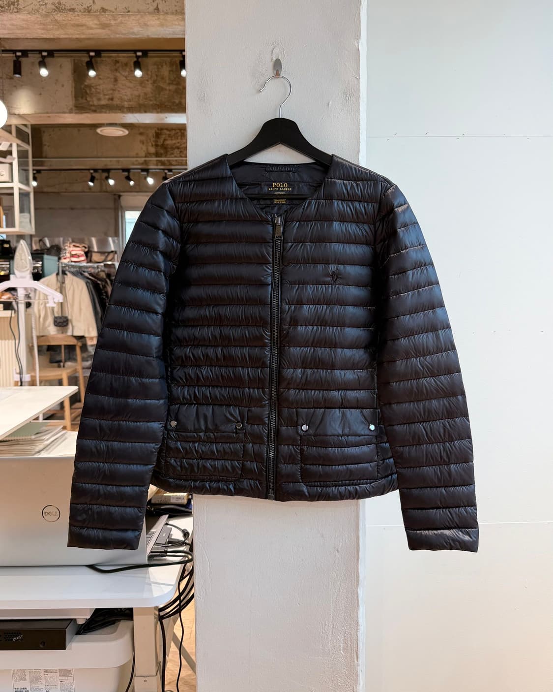 폴로 랄프로렌 블랙 덕다운 자켓  사이즈 M  상품이미지2