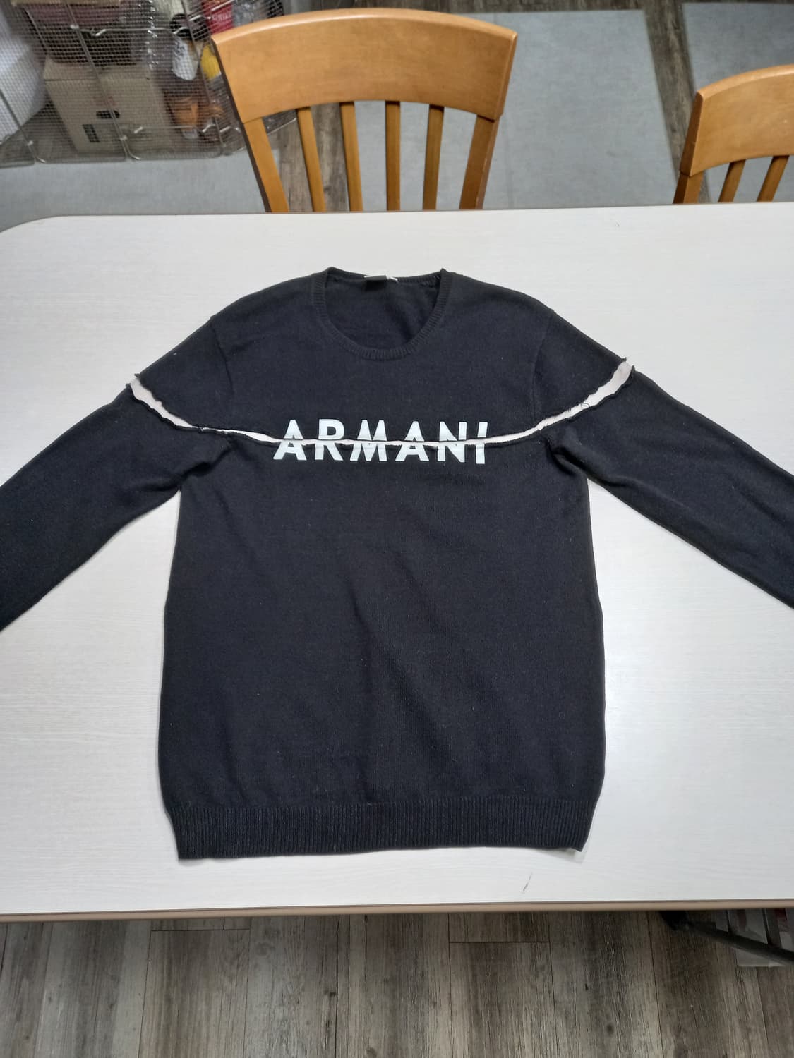 L100 A/X HongKong 라운드 스웻셔츠 블랙 L-688 상품이미지1