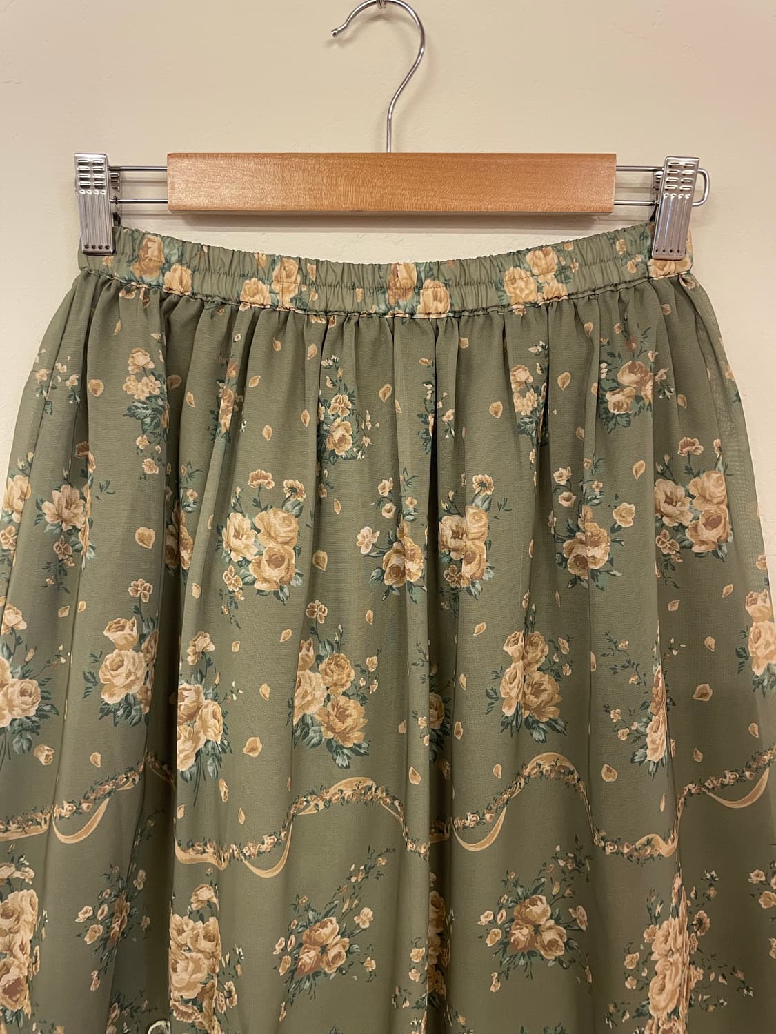 Green floral lace skirt 상품이미지3
