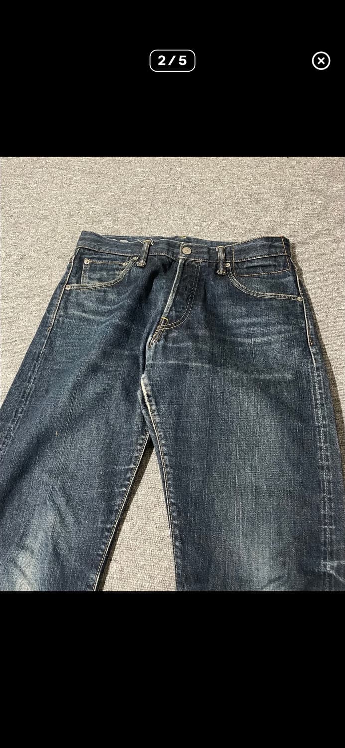 [32] 비즈빔 데님팬츠 셀비지 데님 상품이미지2