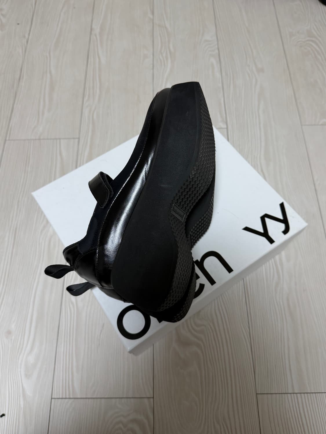 더오픈프로덕트 NEOPRENE PLATFORM MARYJANE 블랙 상품이미지3