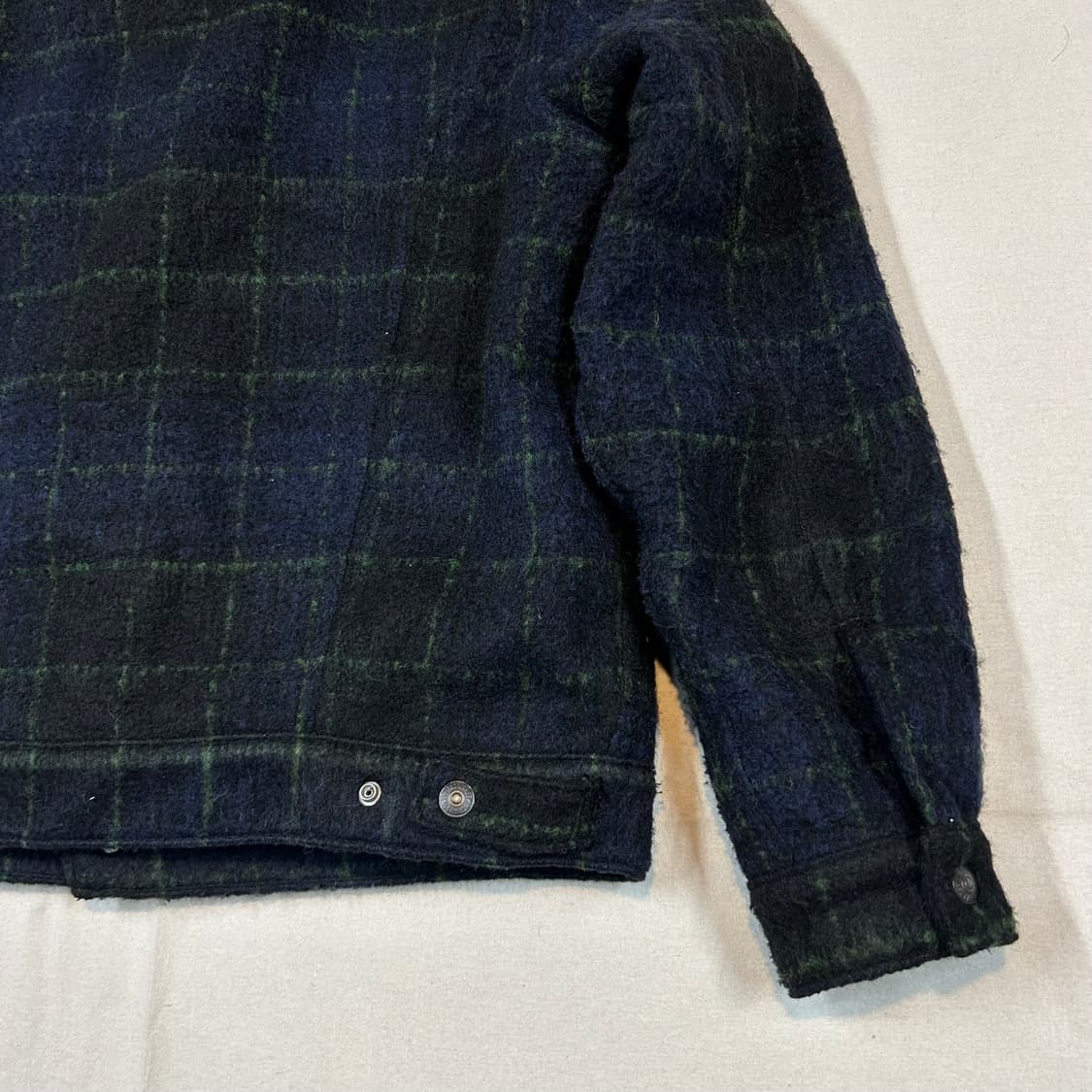 M) 리바이스 프리미엄 체크 쉐르파 트러커 자켓 상품이미지7