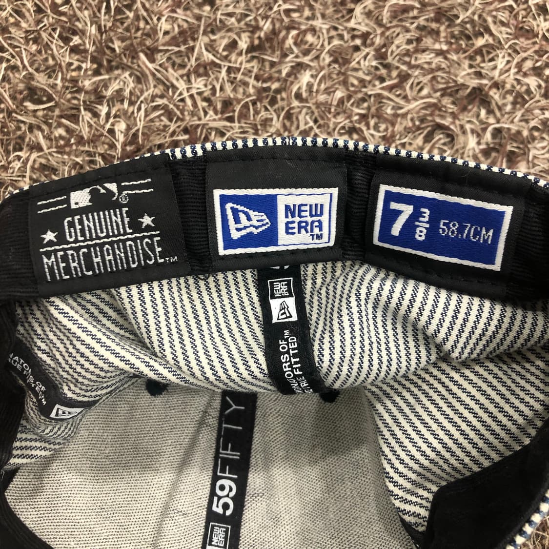 뉴에라 59fifty 스트라이프 뉴욕 양키스 캡 상품이미지6