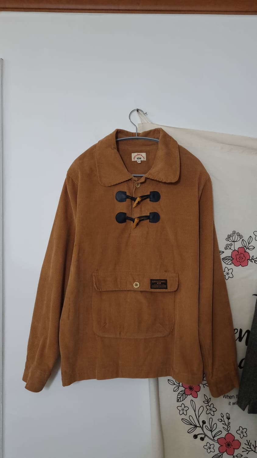VDR 더플 코듀로이 아노락 M(카멜) 상품이미지1