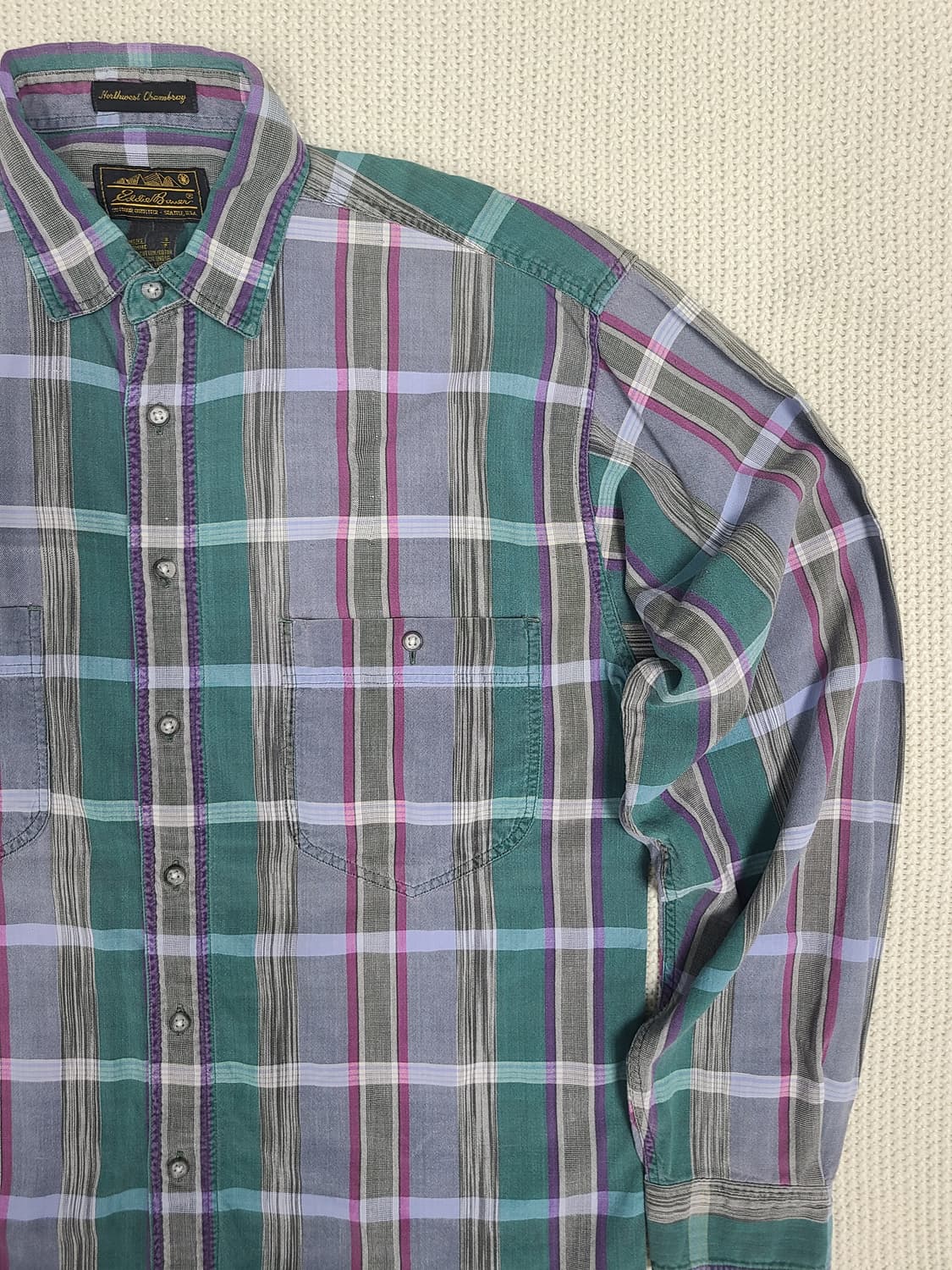 Eddie Bauer 빈티지 체크 셔츠 상품이미지3