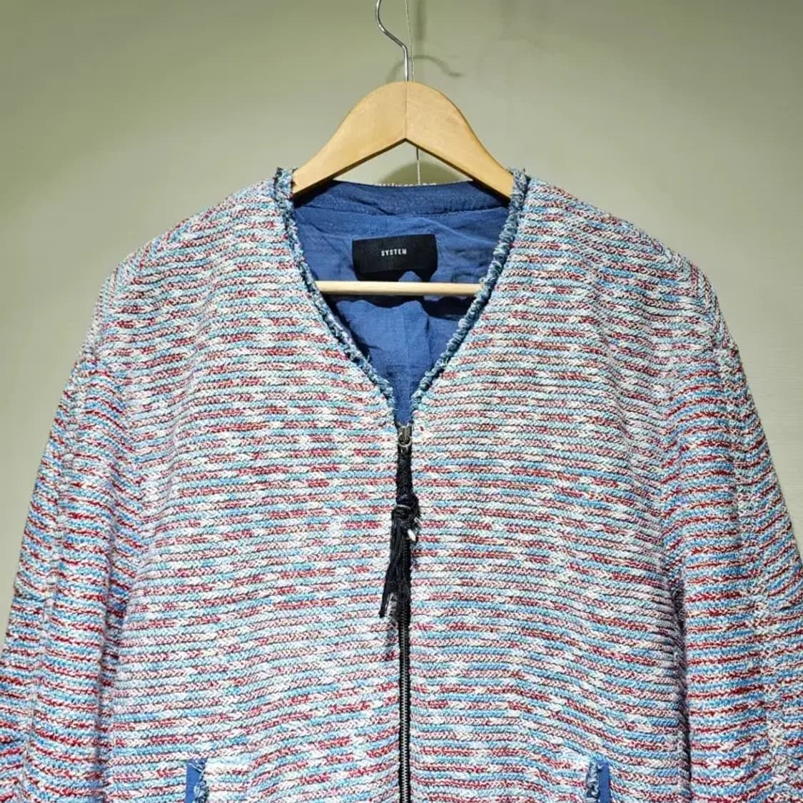 시스템 트위드 재킷 상품이미지1