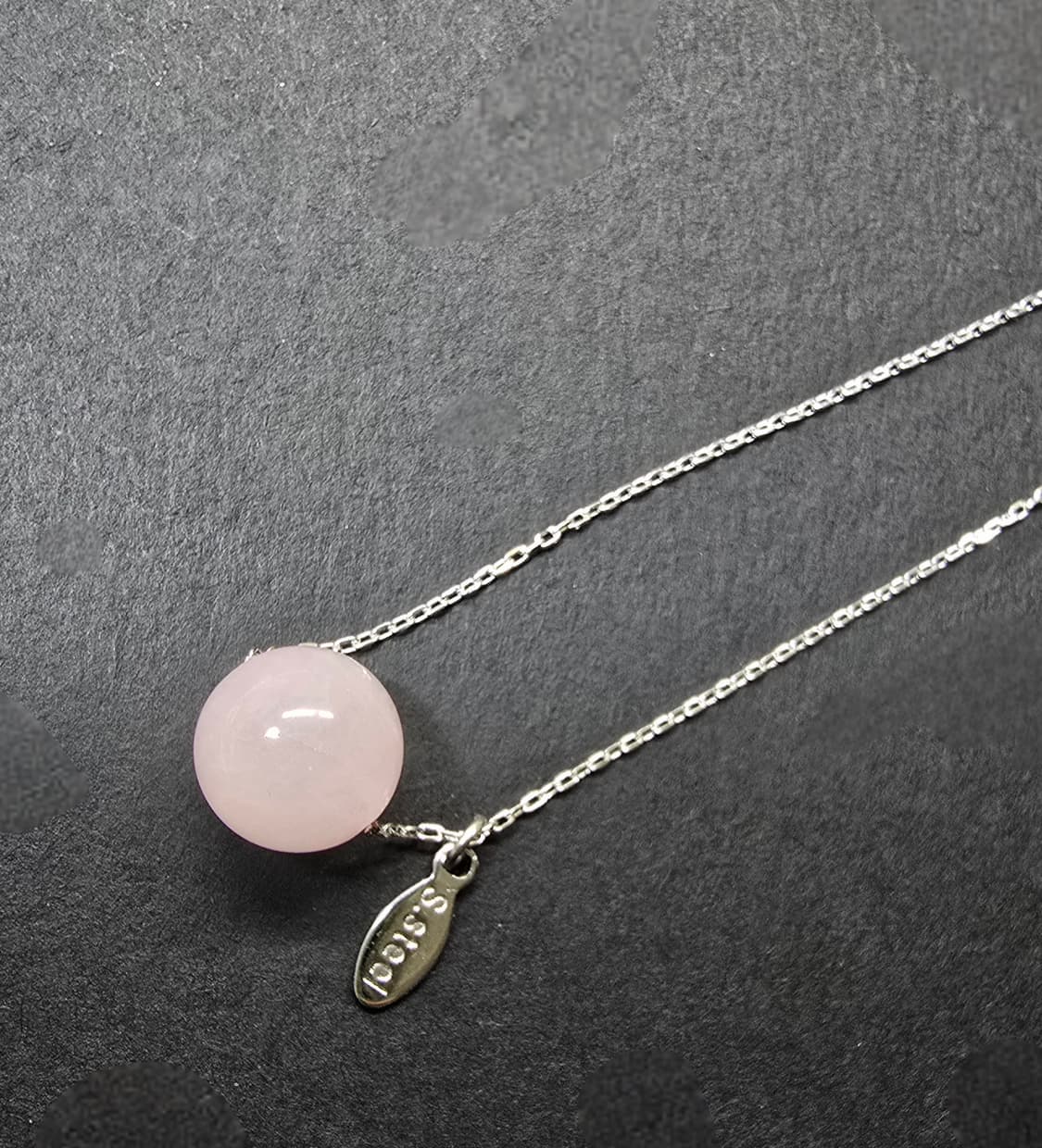 써지컬스틸 원석목걸이_장미석 상품이미지4