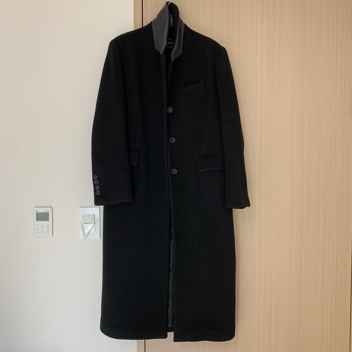 레이브 앙고라 싱글 울 코트 상품이미지5