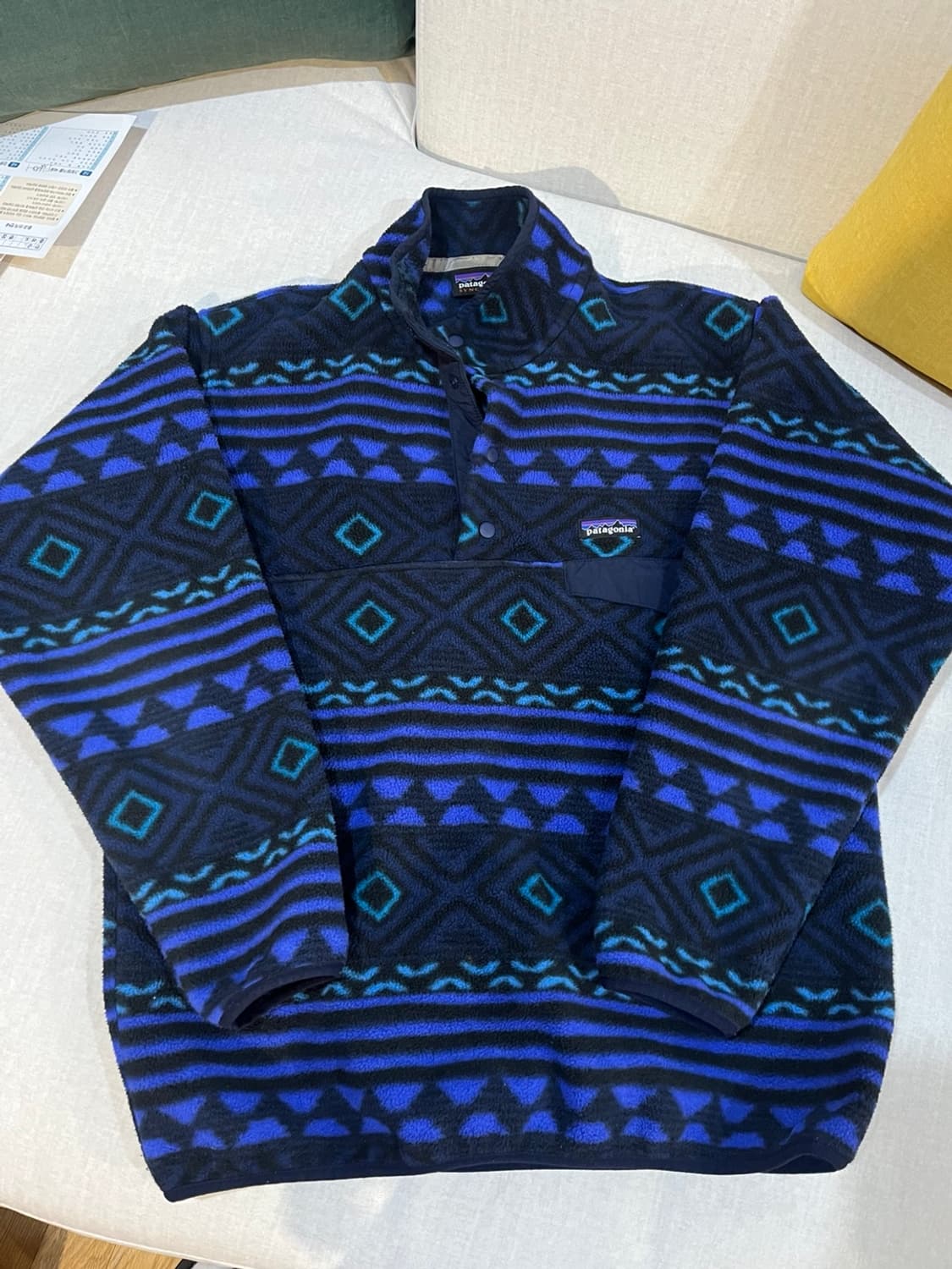 파타고니아 아즈텍 패턴 헤비웨이트 신칠라 16년 민트급 맨-m 상품이미지1