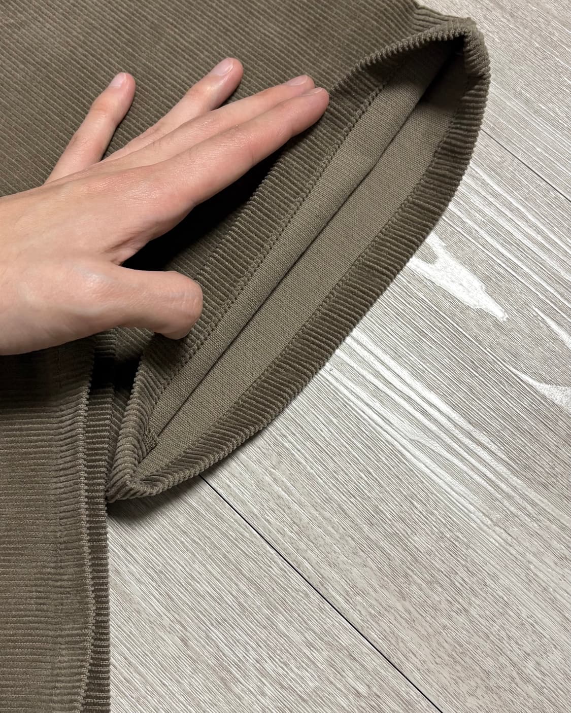 [1]블랭크룸 25FW 코듀로이 팬츠 우드베이지 상품이미지7