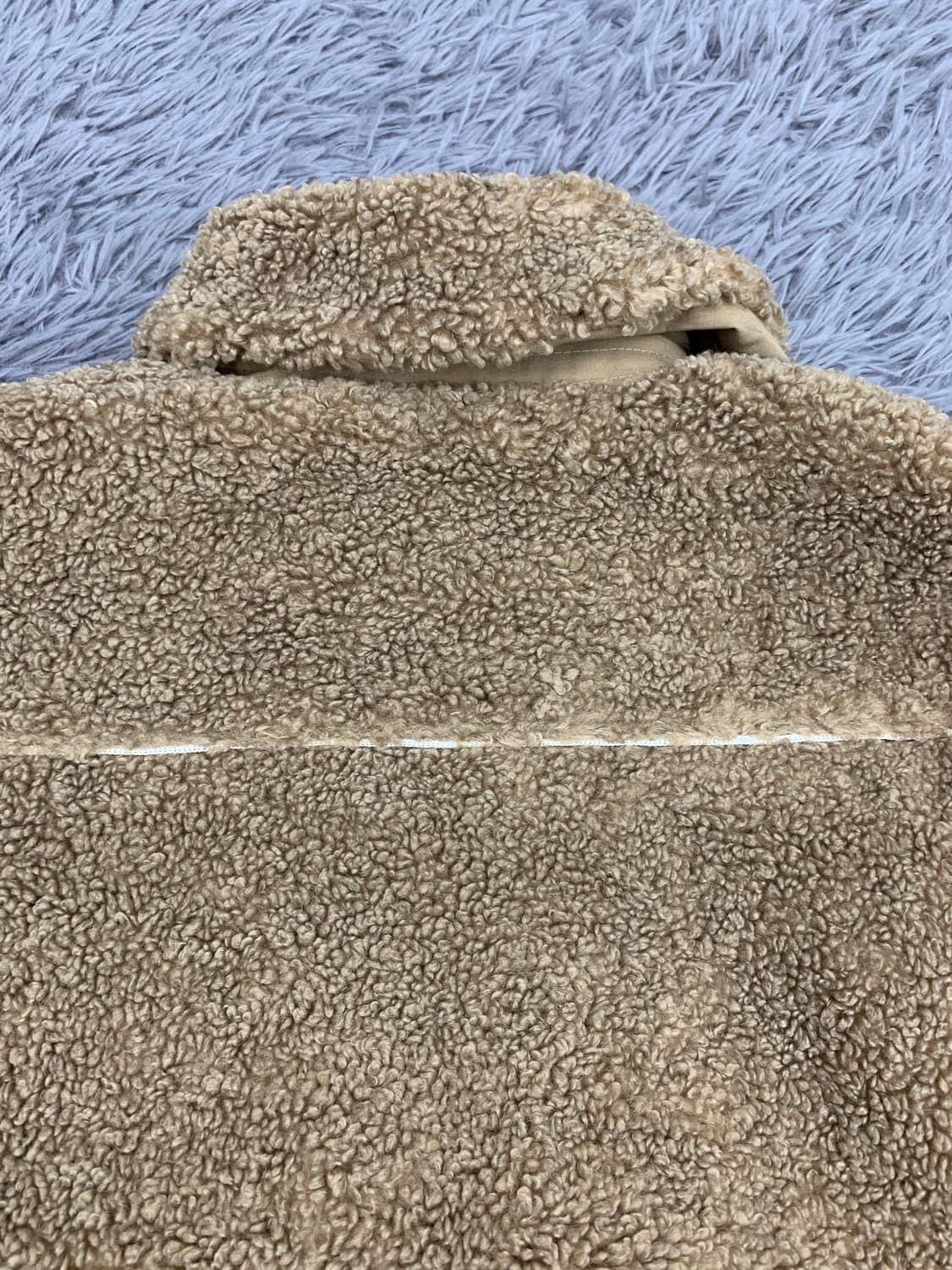 아디다스 파이어버드 브라운 뽀글이 후리스 자켓 상품이미지4