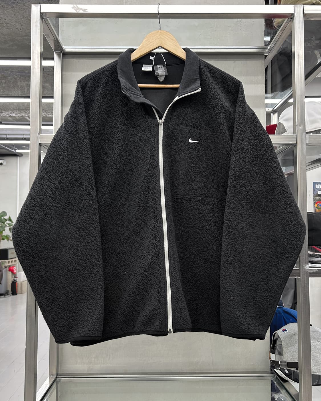 나이키 00s 솔로 스우시 폴라텍 플리스 자켓 블랙 상품이미지1