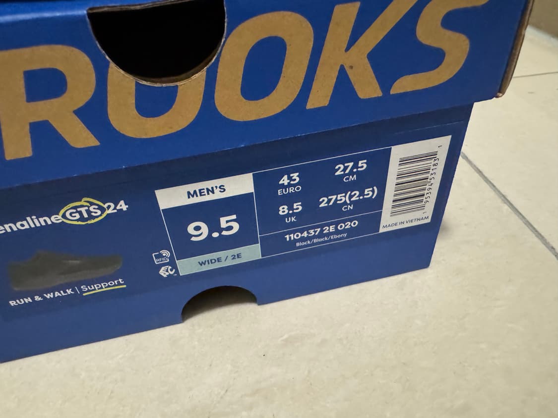 브룩스 아드레날린 GTS24 블랙 275 상품이미지4