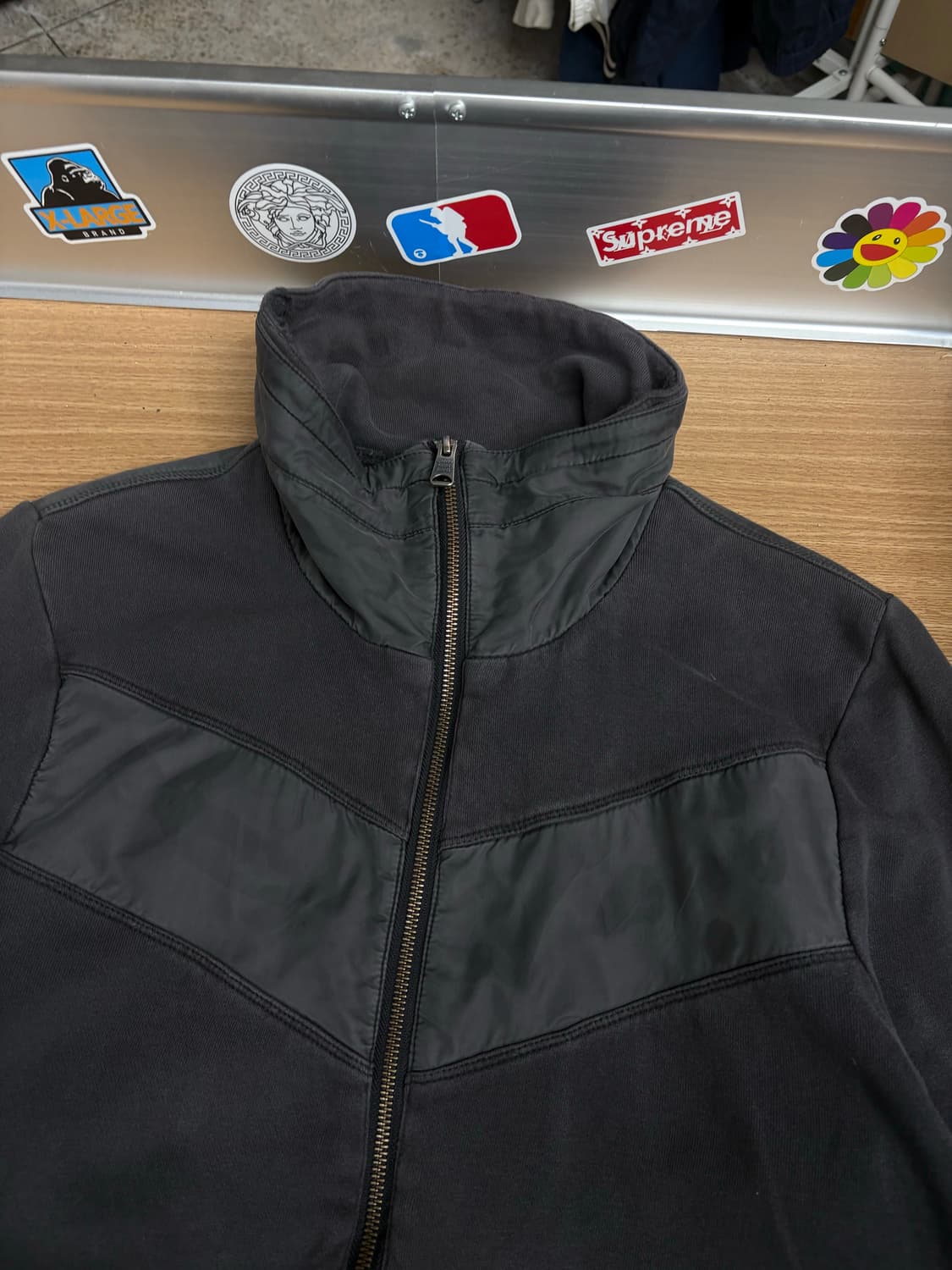 캘빈클라인00s 하이넥 워싱데미지 집업 상품이미지4