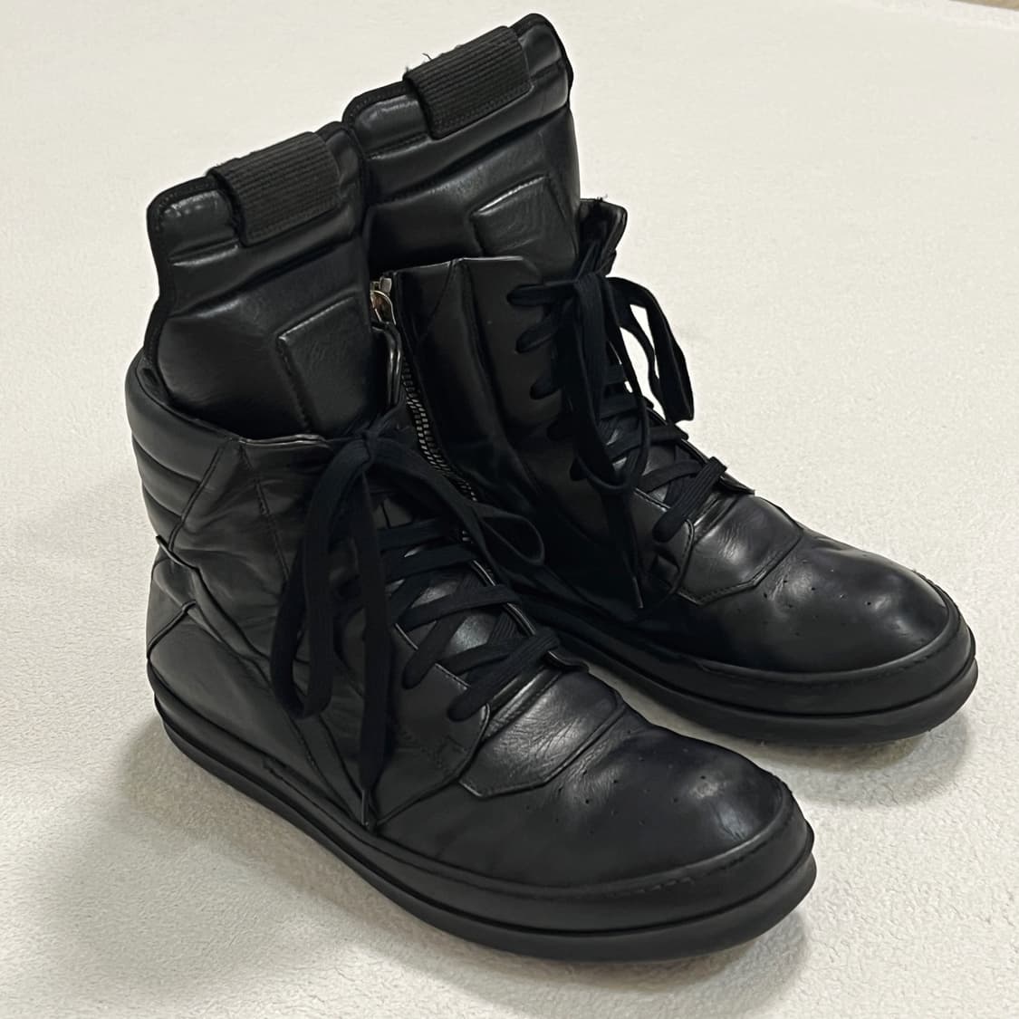 릭오웬스 13FW 지오바스켓 모노크롬 올검 트리플블랙 LPO 상품이미지3