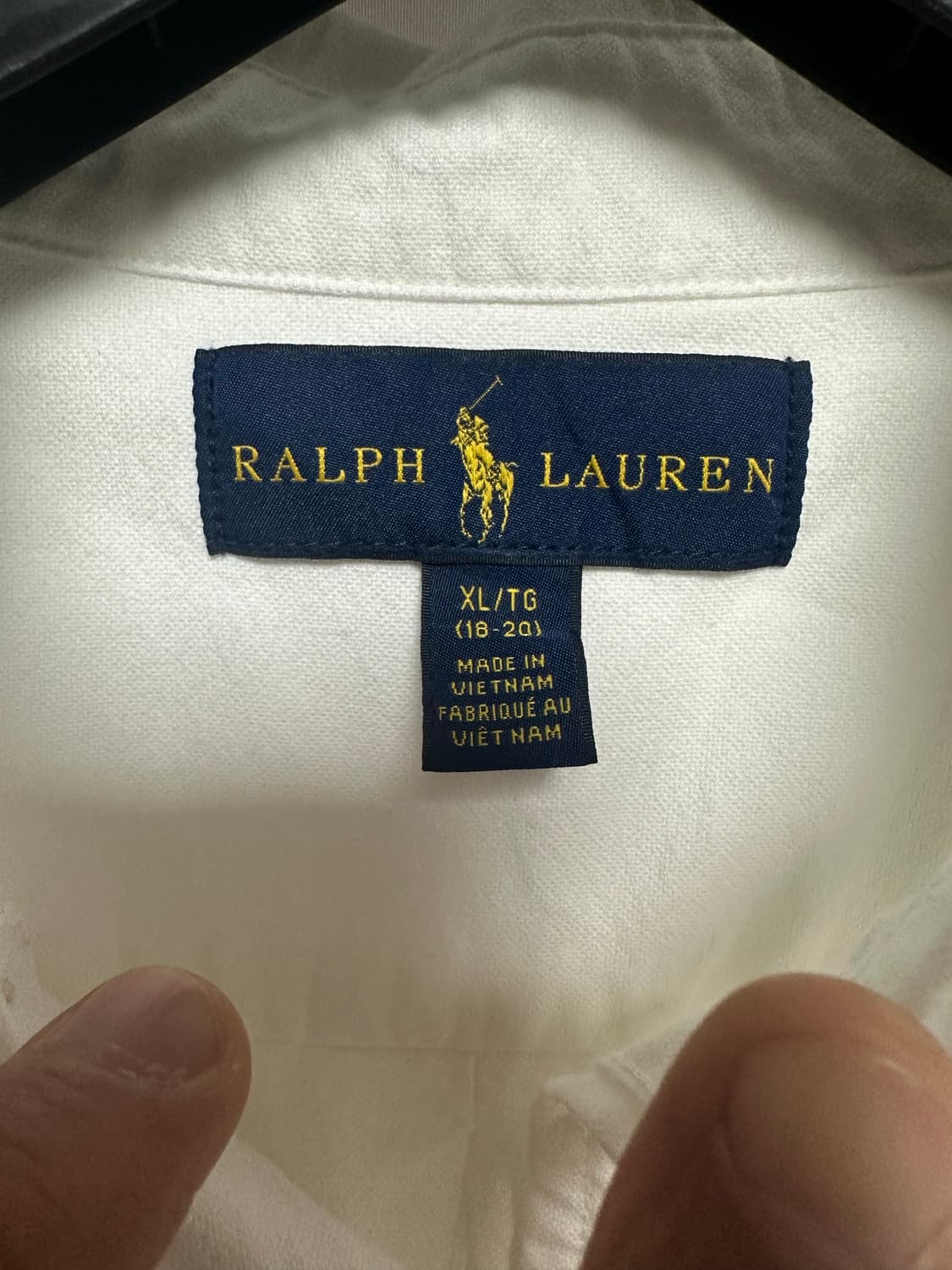 no.175 폴로랄프로렌 화이트옥스포드셔츠 s 상태s급 상품이미지3