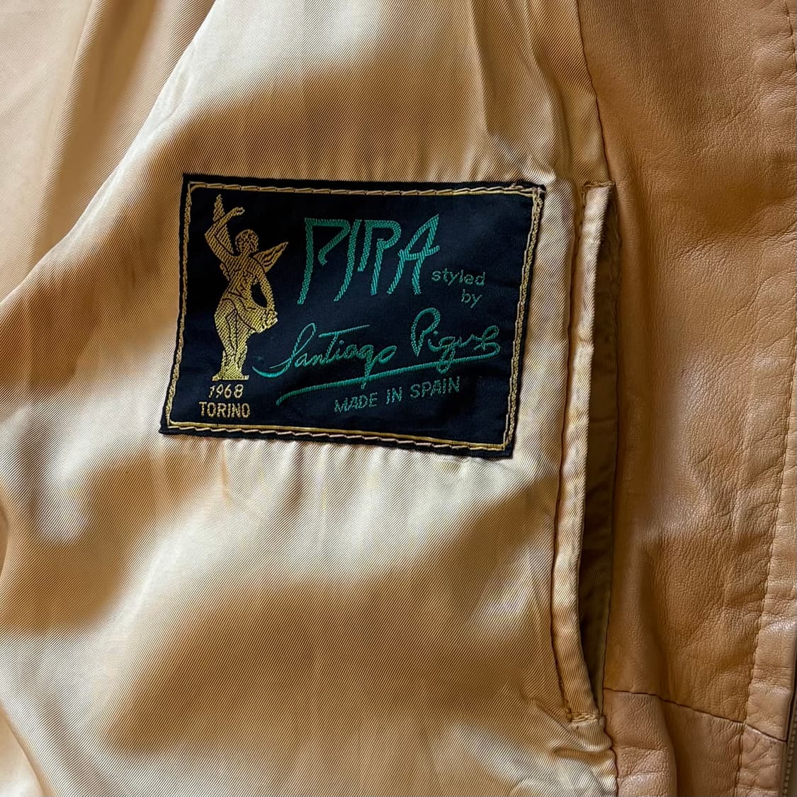 [100] 60s 스페인 산티아고 피게 PIRA 레더 자켓 상품이미지8