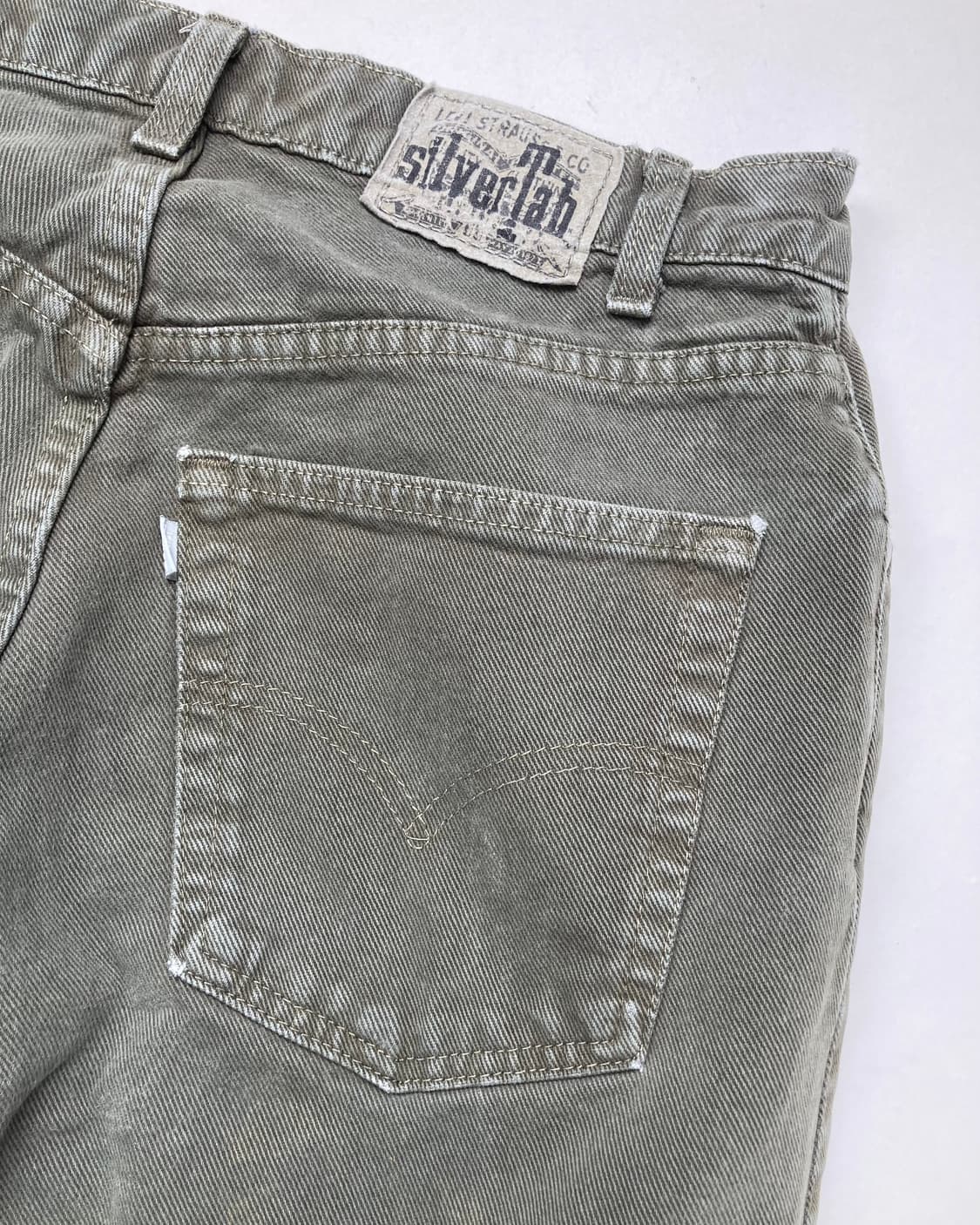 90s Levi's Silvertab Jeans (olive green) 상품이미지5