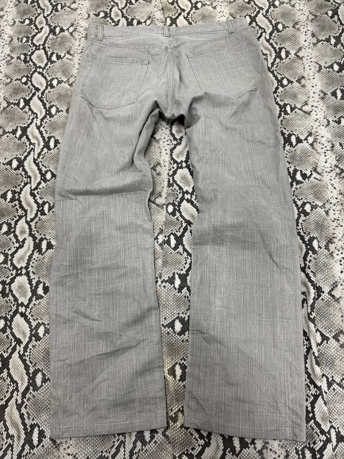 “Schlussel” Grey straight-Fit Pants 상품이미지10