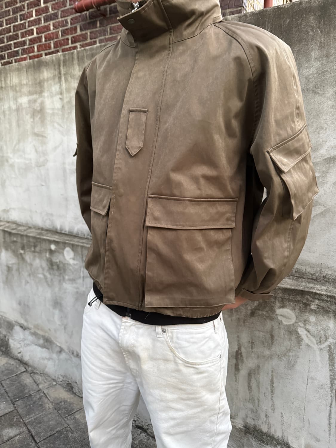 료 타카시마 오버슬리브 밀리터리 자켓 M(XL) 상품이미지3