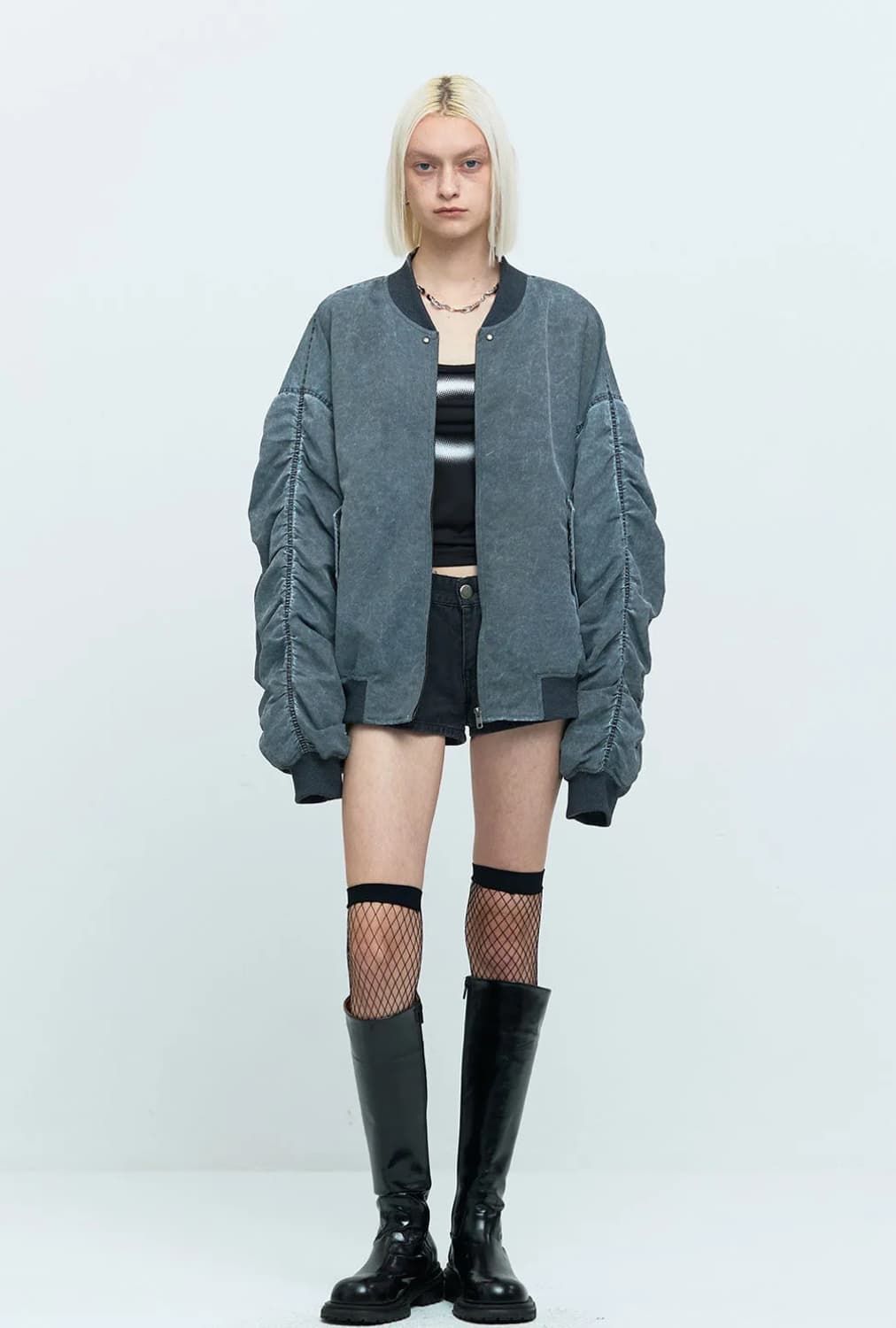 MEA  washed bomber 상품이미지1
