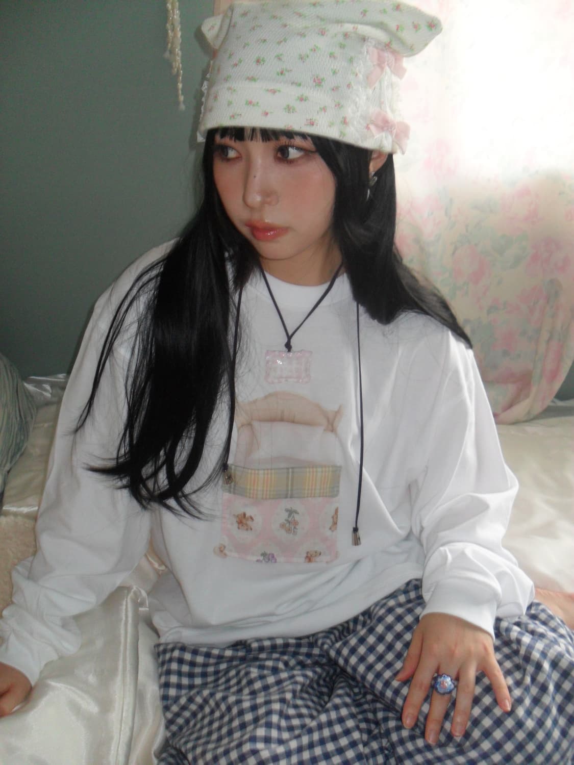 Secret Tooth Pillow Necklace (Pink) 상품이미지8