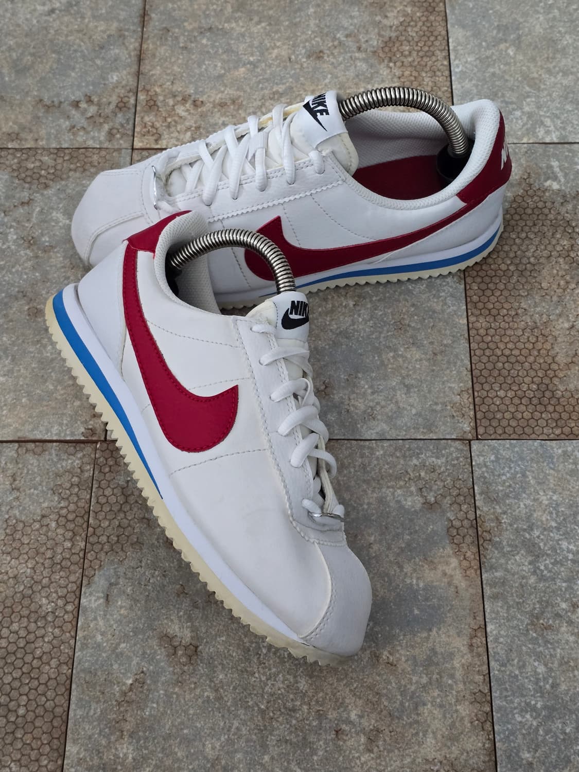 (235)나이키 코르테즈 베이직 화이트 레드  상품이미지7