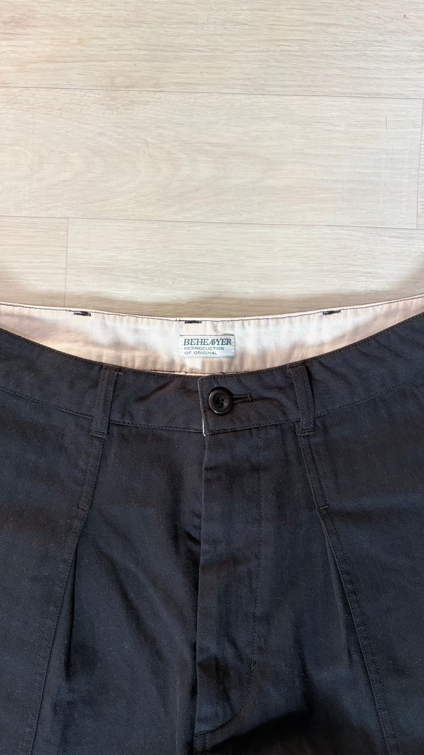 비헤비어 밀팬츠 더스트 블랙  상품이미지2