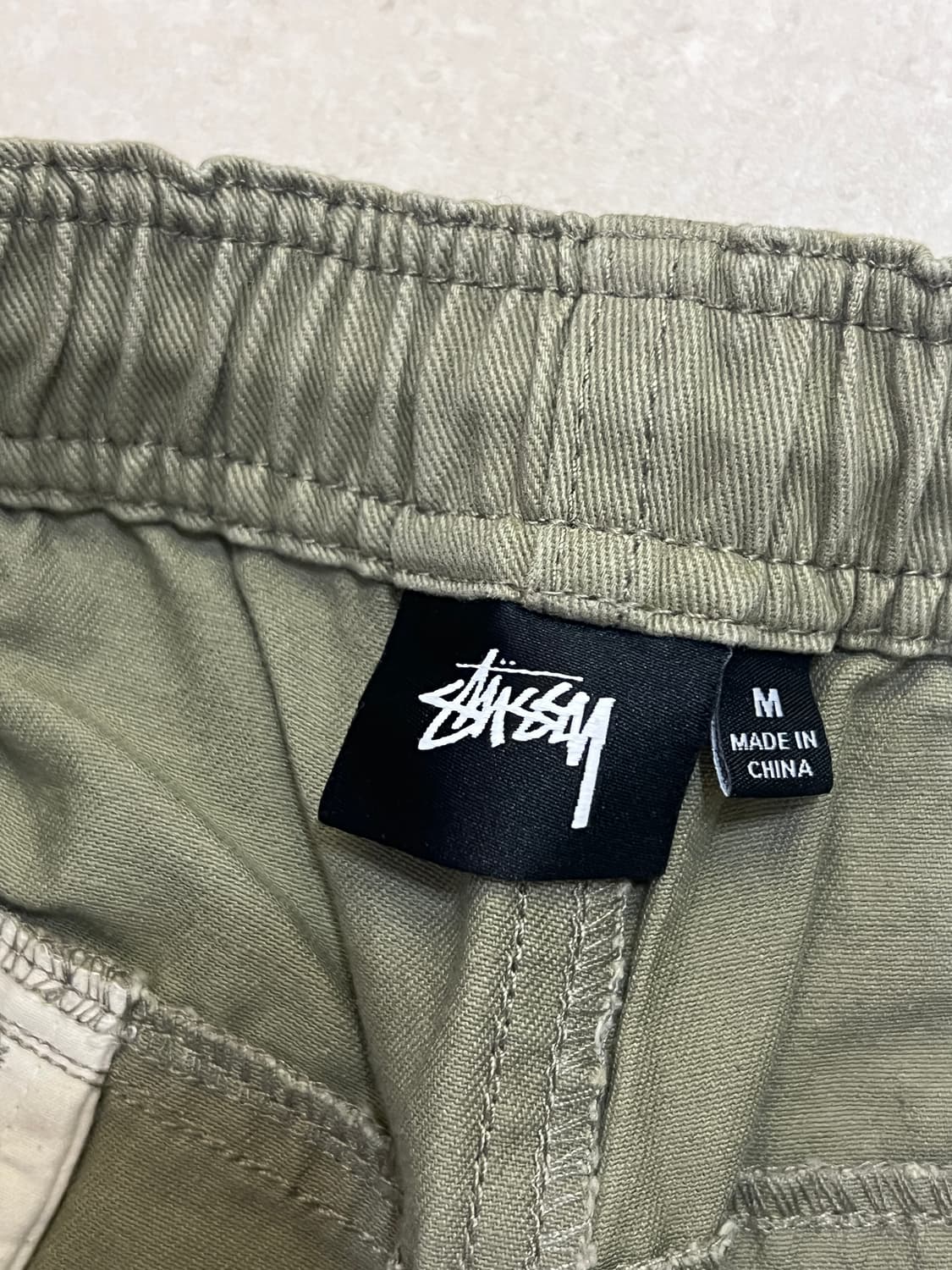 스투시 비치 팬츠 베이지 M 상품이미지3