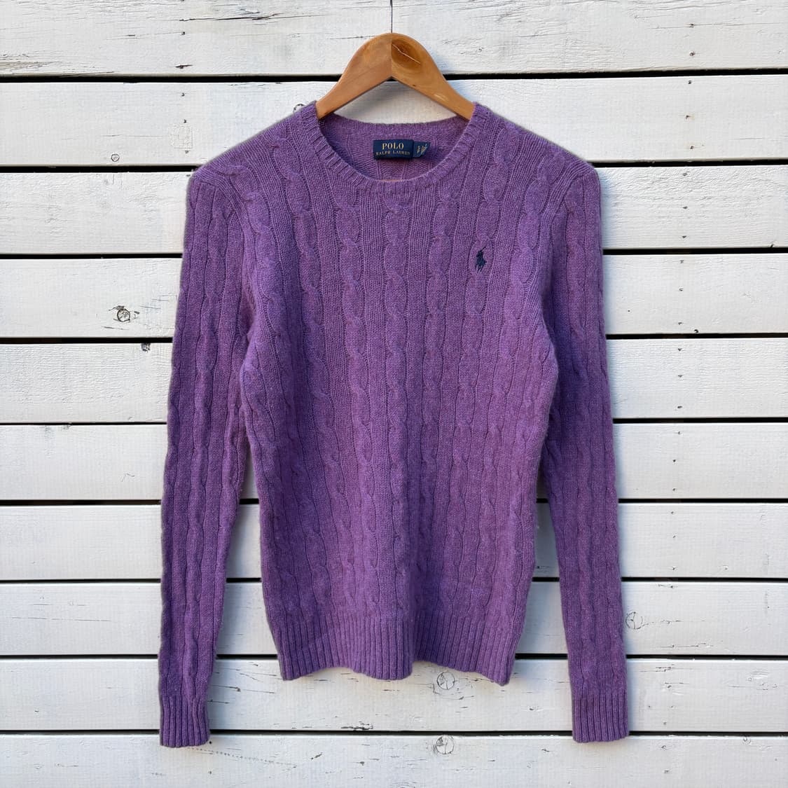 Polo 폴로 울 캐시미어 케이블 꽈배기 니트 상품이미지1