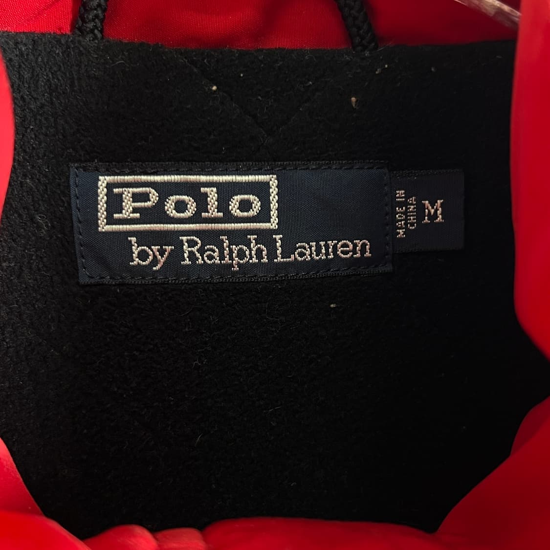 폴로 랄프로렌 레드 폴리쉘 페리 자켓 M 상품이미지3